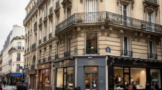 Façade immeuble haussmannien rue du 2ème arrondissement Paris estimation immobilière